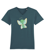 Fluturasi Pentru Copii Cute Butterflies Butterfly Tricou mânecă scurtă guler V Bărbat Presenter