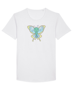 Fluturasi Pentru Copii Cute Butterflies Butterfly Tricou mânecă scurtă guler larg Bărbat Skater