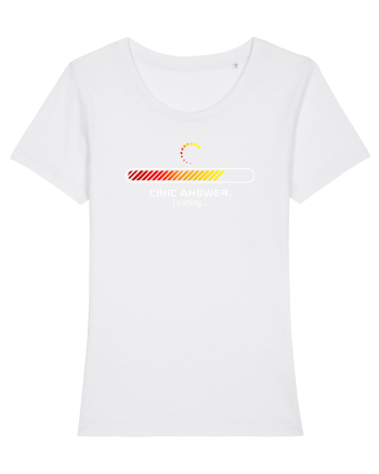 Cinic answer loading. White