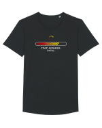 Cinic answer loading. Tricou mânecă scurtă guler larg Bărbat Skater