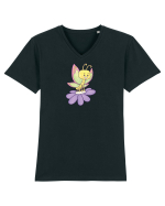Fluturasi Pentru Copii Cute Butterflies Butterfly Tricou mânecă scurtă guler V Bărbat Presenter