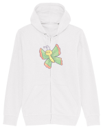 Fluturasi Pentru Copii Cute Butterflies Butterfly Hanorac cu fermoar Unisex Connector