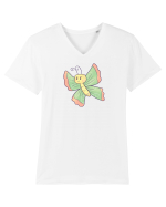 Fluturasi Pentru Copii Cute Butterflies Butterfly Tricou mânecă scurtă guler V Bărbat Presenter
