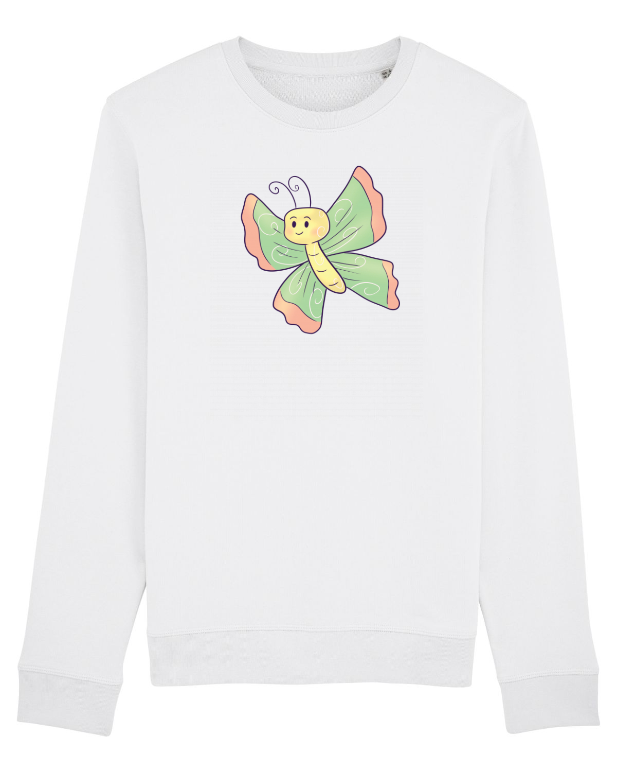 Bluză mânecă lungă Unisex Rise White