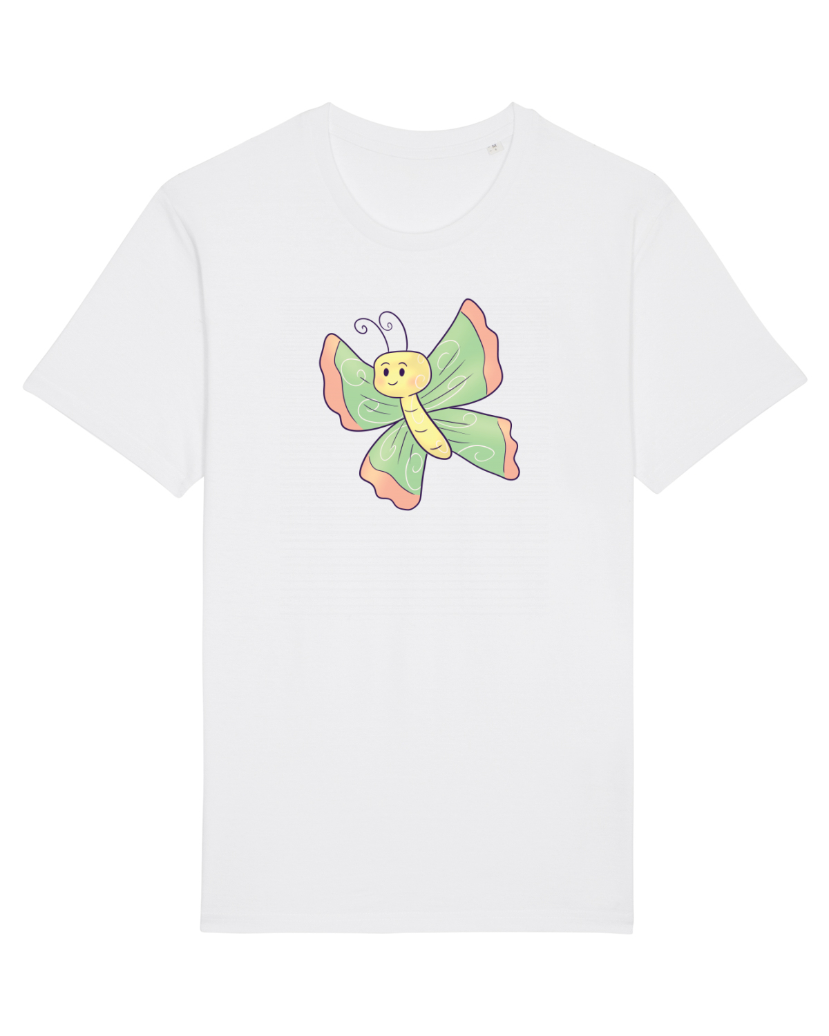 Tricou mânecă scurtă Unisex Rocker White