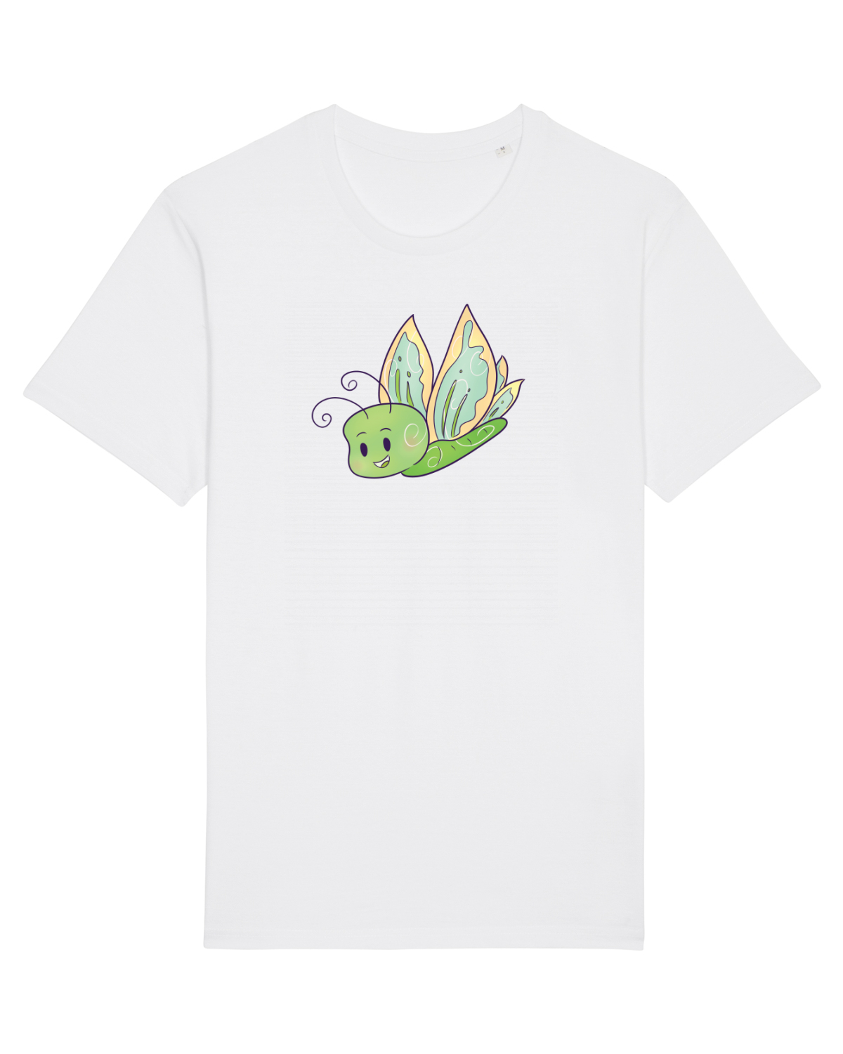 Tricou mânecă scurtă Unisex Rocker White