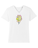 Fluturasi Pentru Copii Cute Butterflies Butterfly Tricou mânecă scurtă guler V Bărbat Presenter
