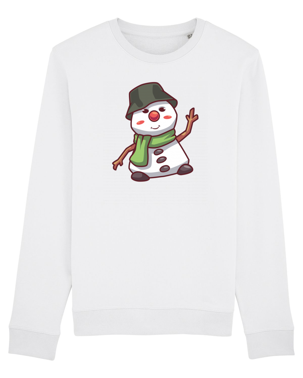 Bluză mânecă lungă Unisex Rise White