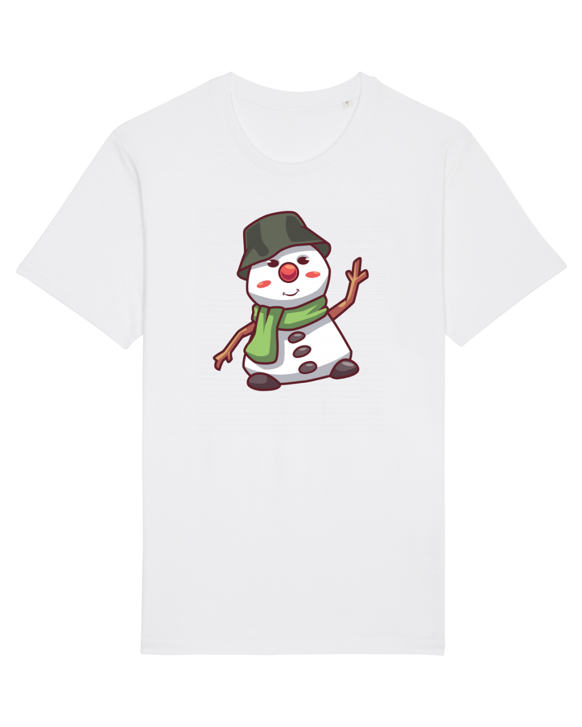 Tricou mânecă scurtă Unisex Rocker White