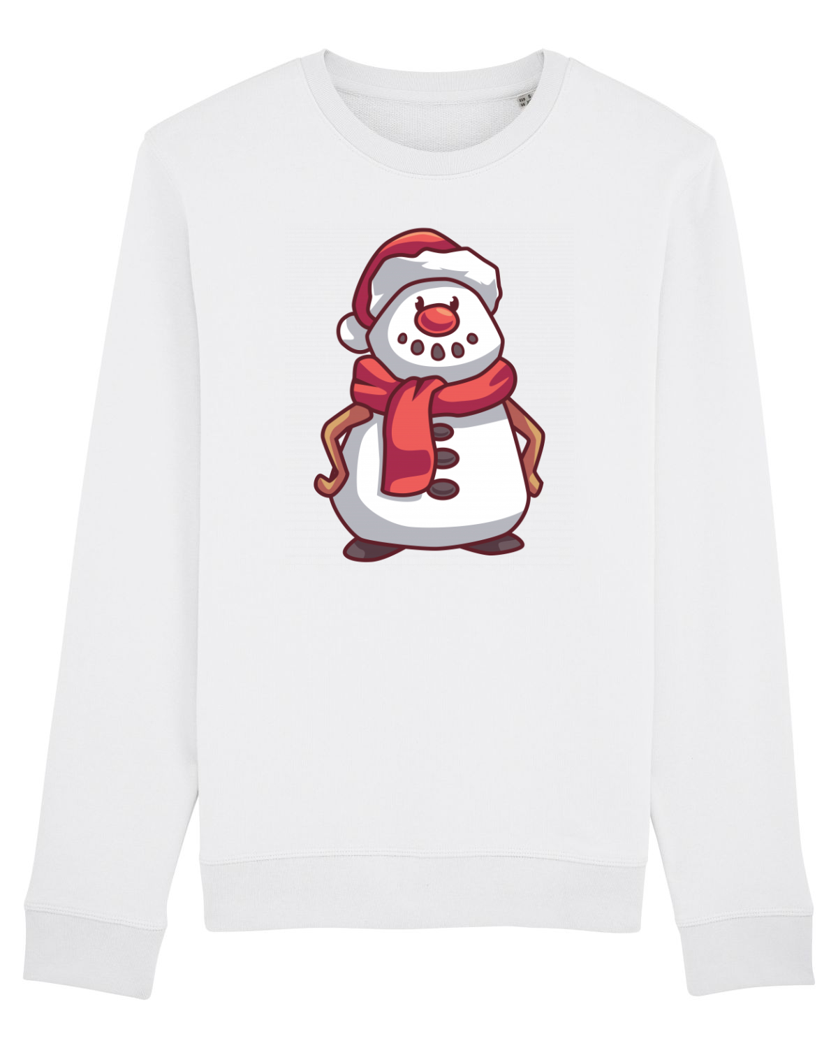 Bluză mânecă lungă Unisex Rise White