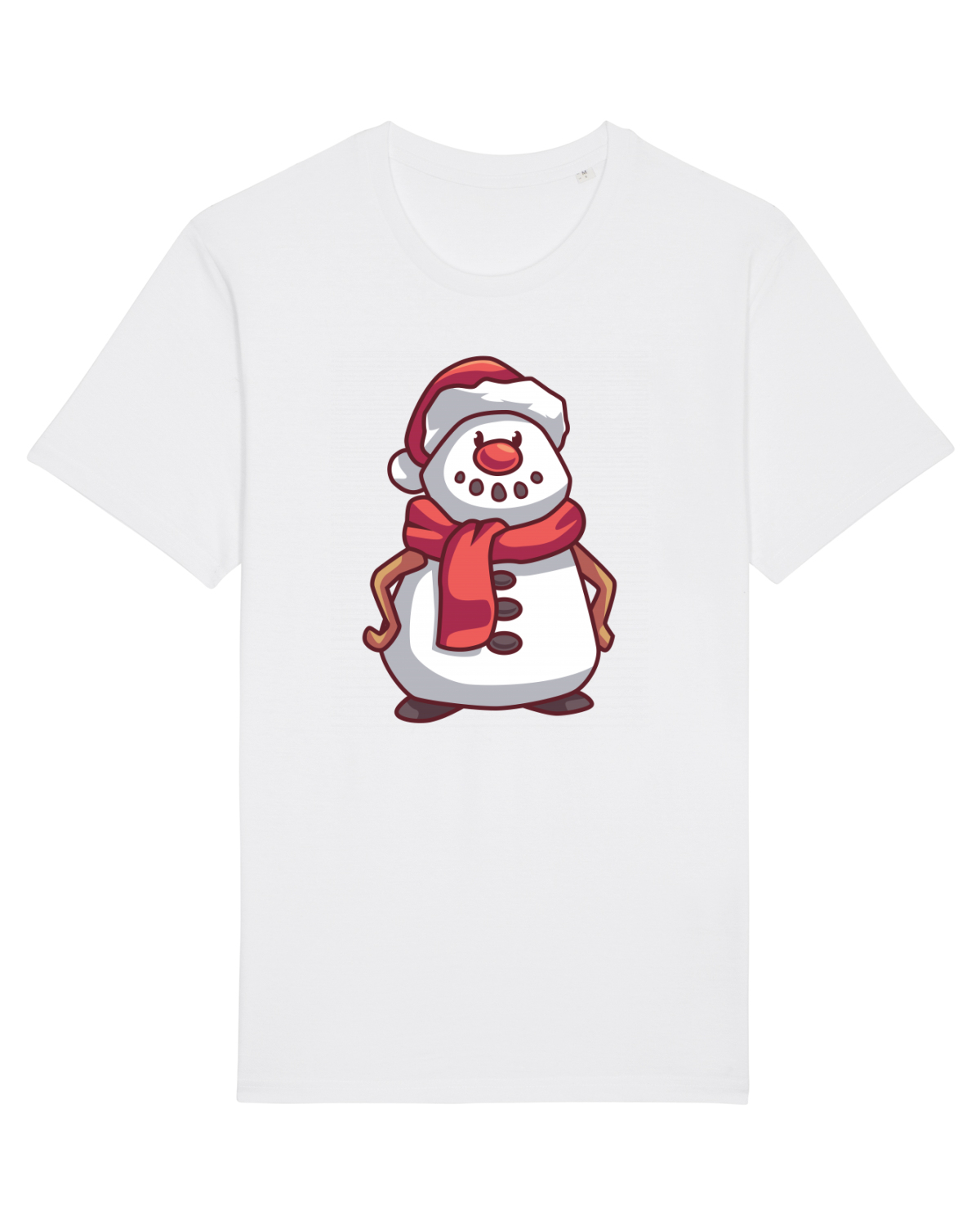 Tricou mânecă scurtă Unisex Rocker White