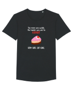 Eat Cake Tricou mânecă scurtă guler larg Bărbat Skater