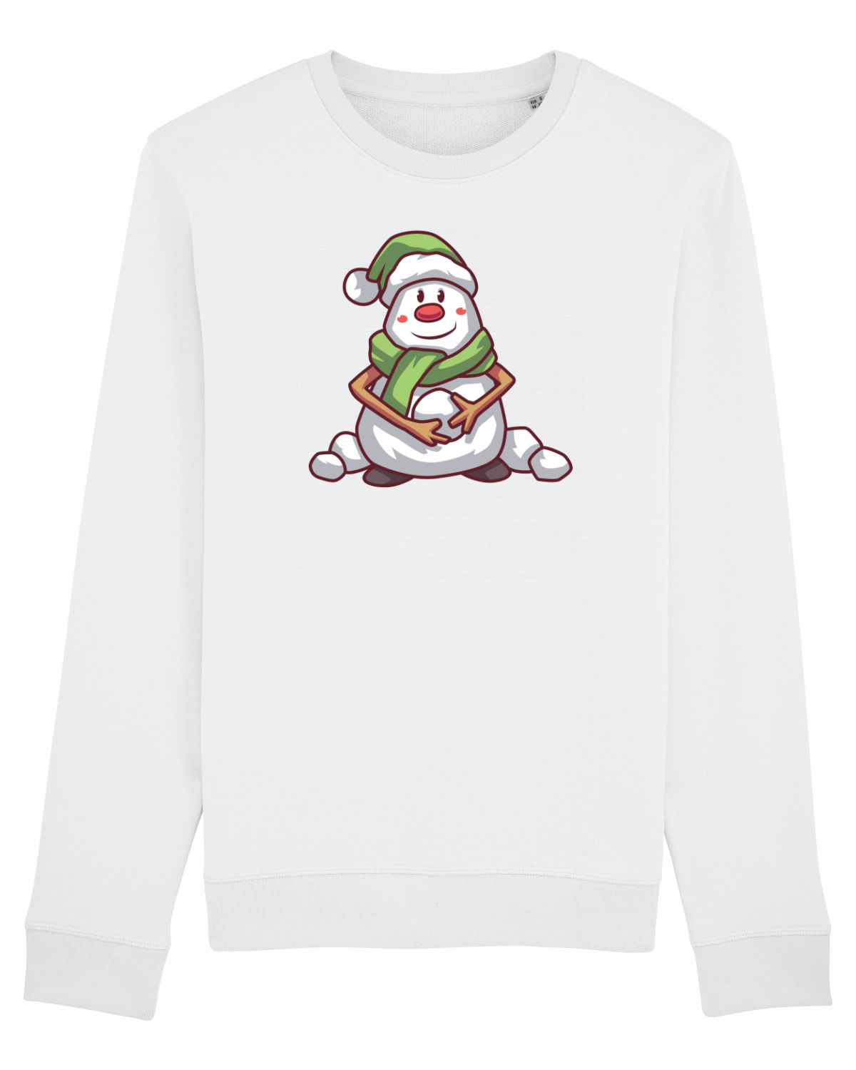 Bluză mânecă lungă Unisex Rise White