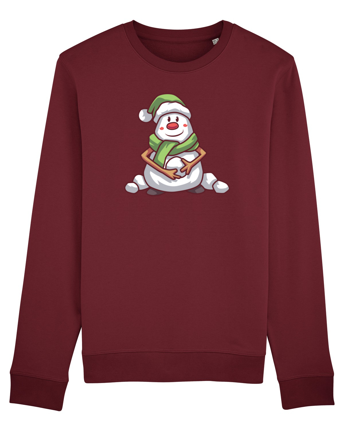 Bluză mânecă lungă Unisex Rise Burgundy