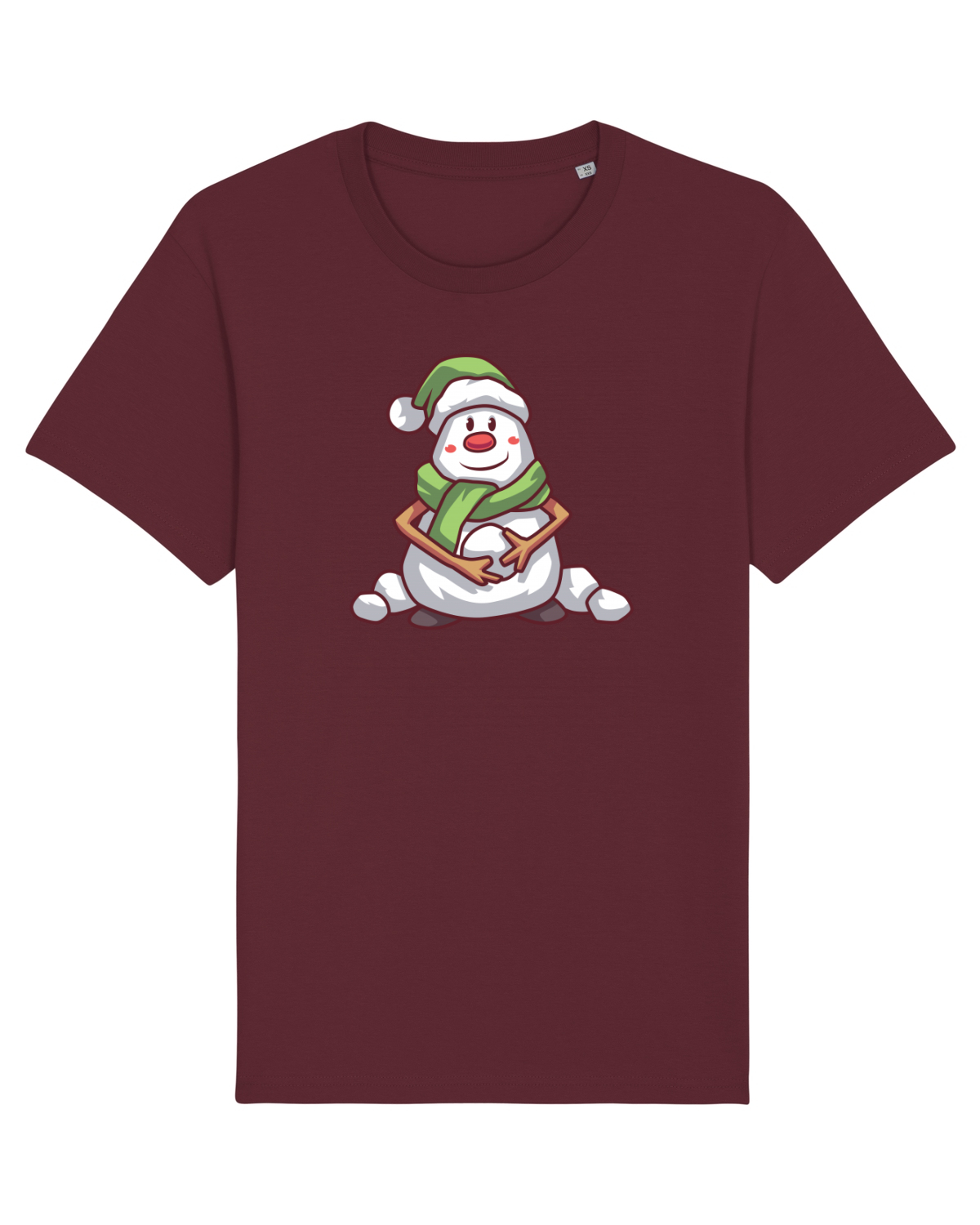 Tricou mânecă scurtă Unisex Rocker Burgundy