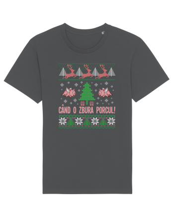 cu motive de Craciun - Cand o zbura porcul Anthracite