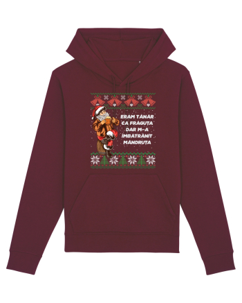 cu motive de Crăciun - Eram tânăr ca frăguța Burgundy