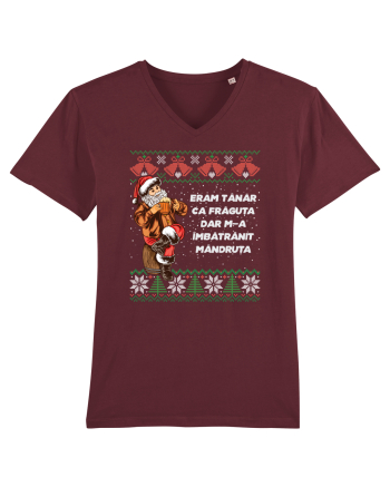 cu motive de Crăciun - Eram tânăr ca frăguța Burgundy