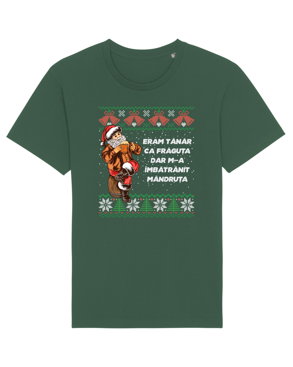 Tricou mânecă scurtă Unisex Rocker Bottle Green