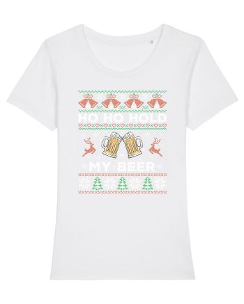 cu motive de Craciun - Ho ho hold my beer White