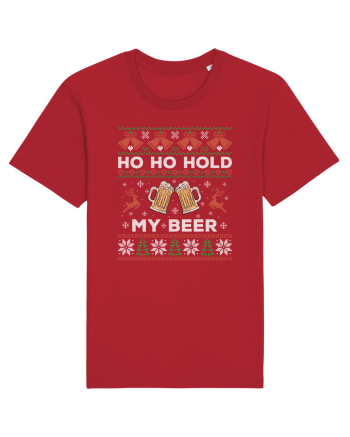 cu motive de Craciun - Ho ho hold my beer Red