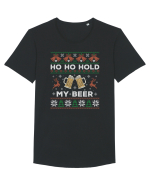 cu motive de Craciun - Ho ho hold my beer Tricou mânecă scurtă guler larg Bărbat Skater