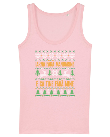 cu motive de Crăciun - Iarna fără mandarine Cotton Pink