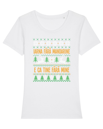 cu motive de Crăciun - Iarna fără mandarine White