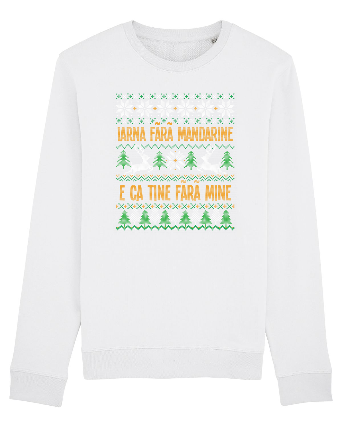 Bluză mânecă lungă Unisex Rise White