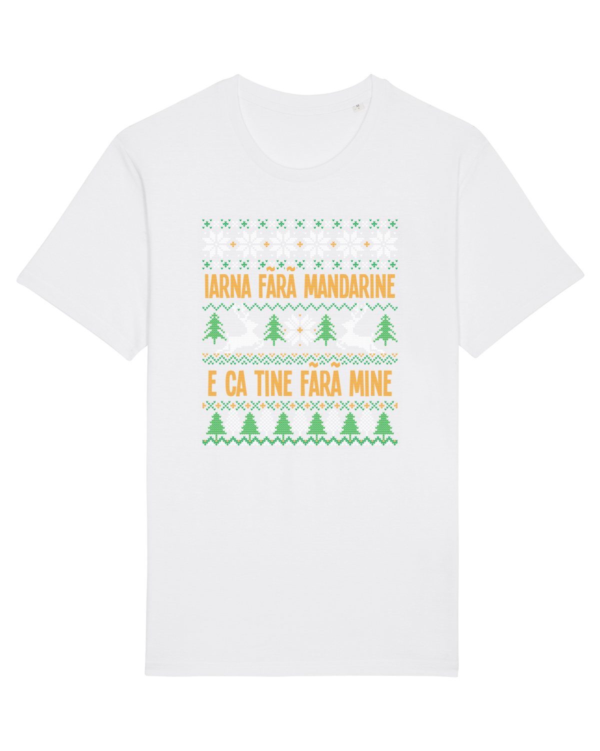 Tricou mânecă scurtă Unisex Rocker White