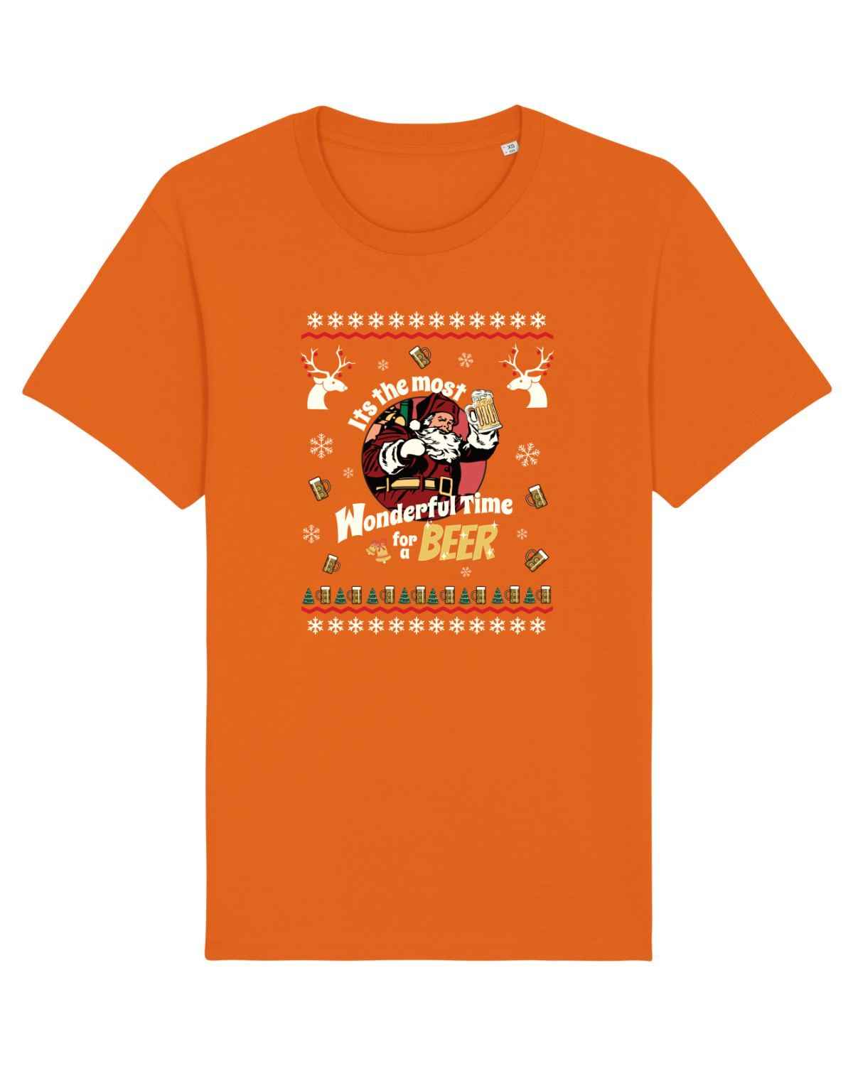 Tricou mânecă scurtă Unisex Rocker Bright Orange