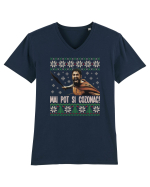 cu motive de Craciun - Mai pot și cozonac Tricou mânecă scurtă guler V Bărbat Presenter