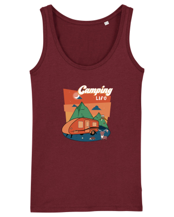Camping life Burgundy