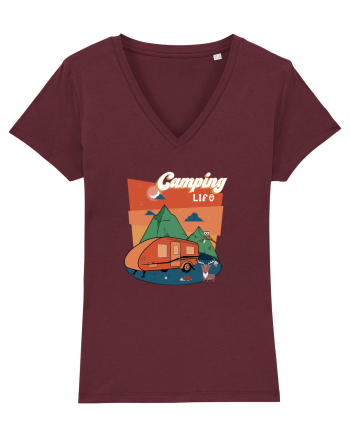 Camping life Burgundy