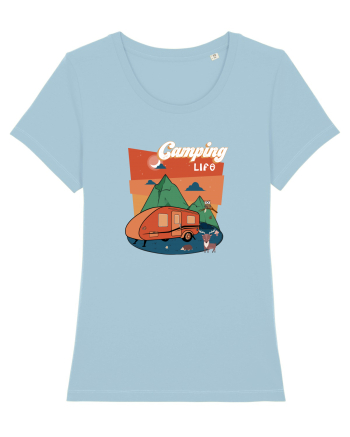 Camping life Sky Blue