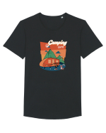 Camping life Tricou mânecă scurtă guler larg Bărbat Skater
