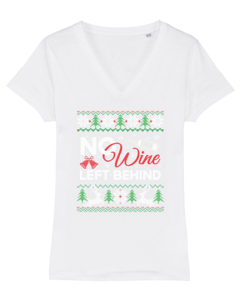 cu motive de Craciun - No wine left behind White