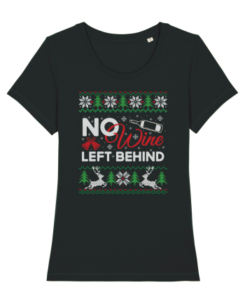 cu motive de Craciun - No wine left behind Black