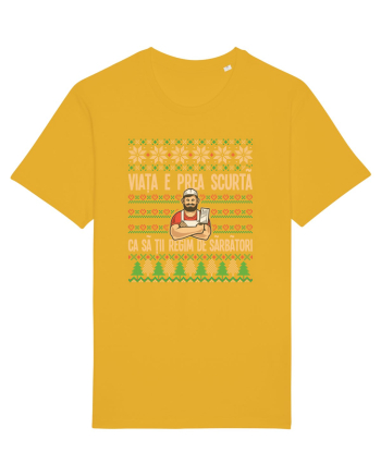 cu motive de Crăciun - Viața e prea scurtă Spectra Yellow