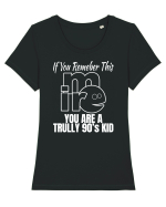 mIRC If You Remember This You Are A Trully 90's Kid Tricou mânecă scurtă guler larg fitted Damă Expresser