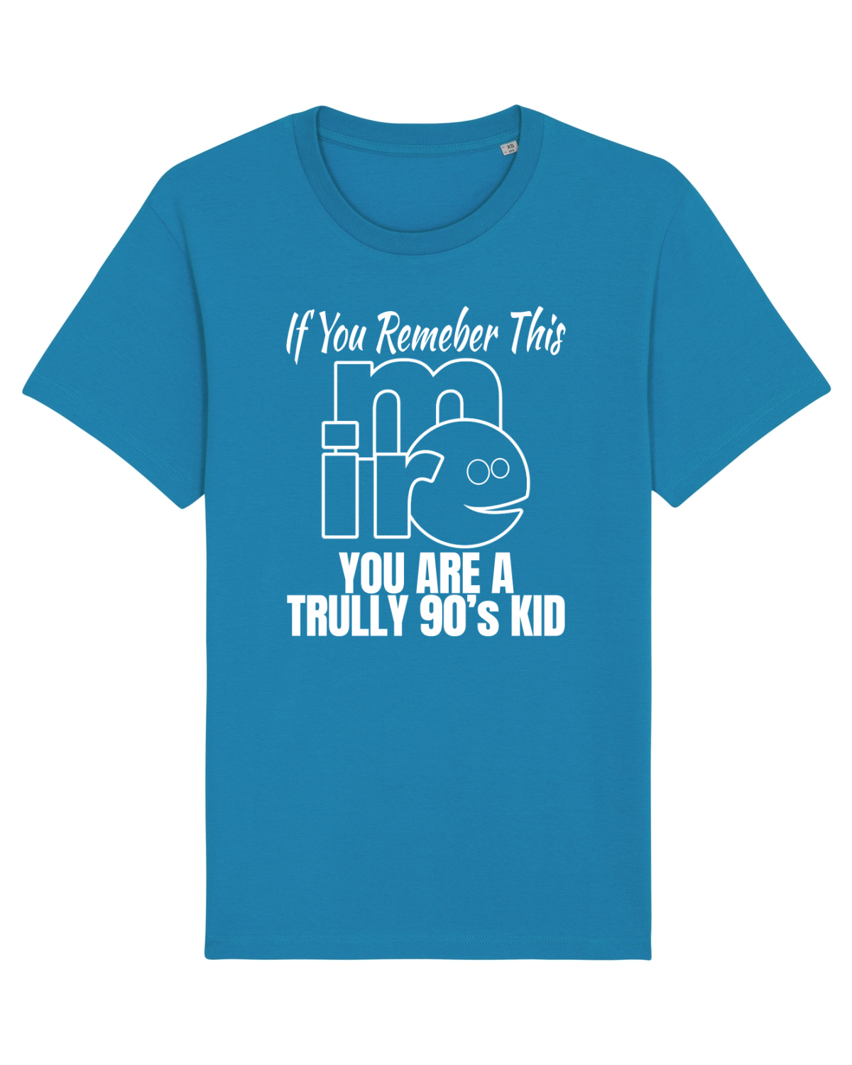 Tricou mânecă scurtă Unisex Rocker Azur
