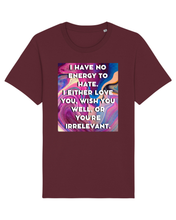 i have no energy... Burgundy