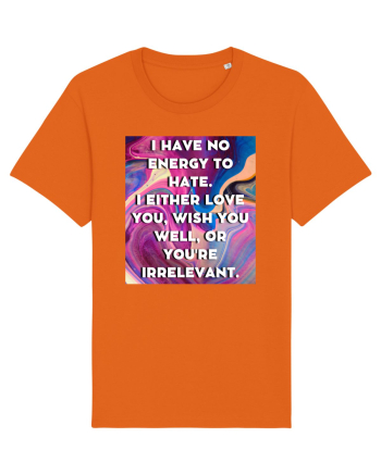 i have no energy... Bright Orange