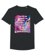 i have no energy... Tricou mânecă scurtă guler larg Bărbat Skater