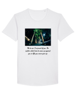 me to me... Tricou mânecă scurtă guler larg Bărbat Skater