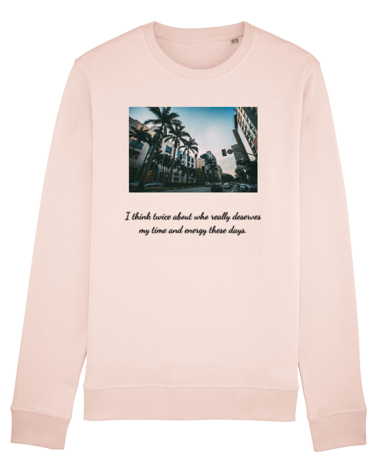 Bluză mânecă lungă Unisex Rise Candy Pink