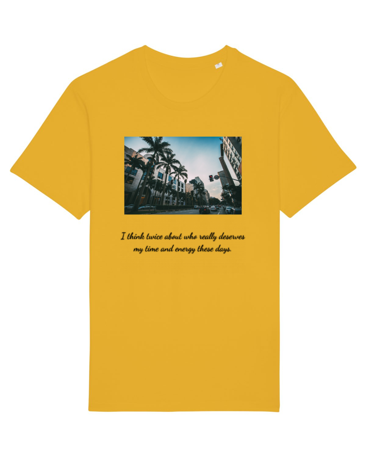 Tricou mânecă scurtă Unisex Rocker Spectra Yellow