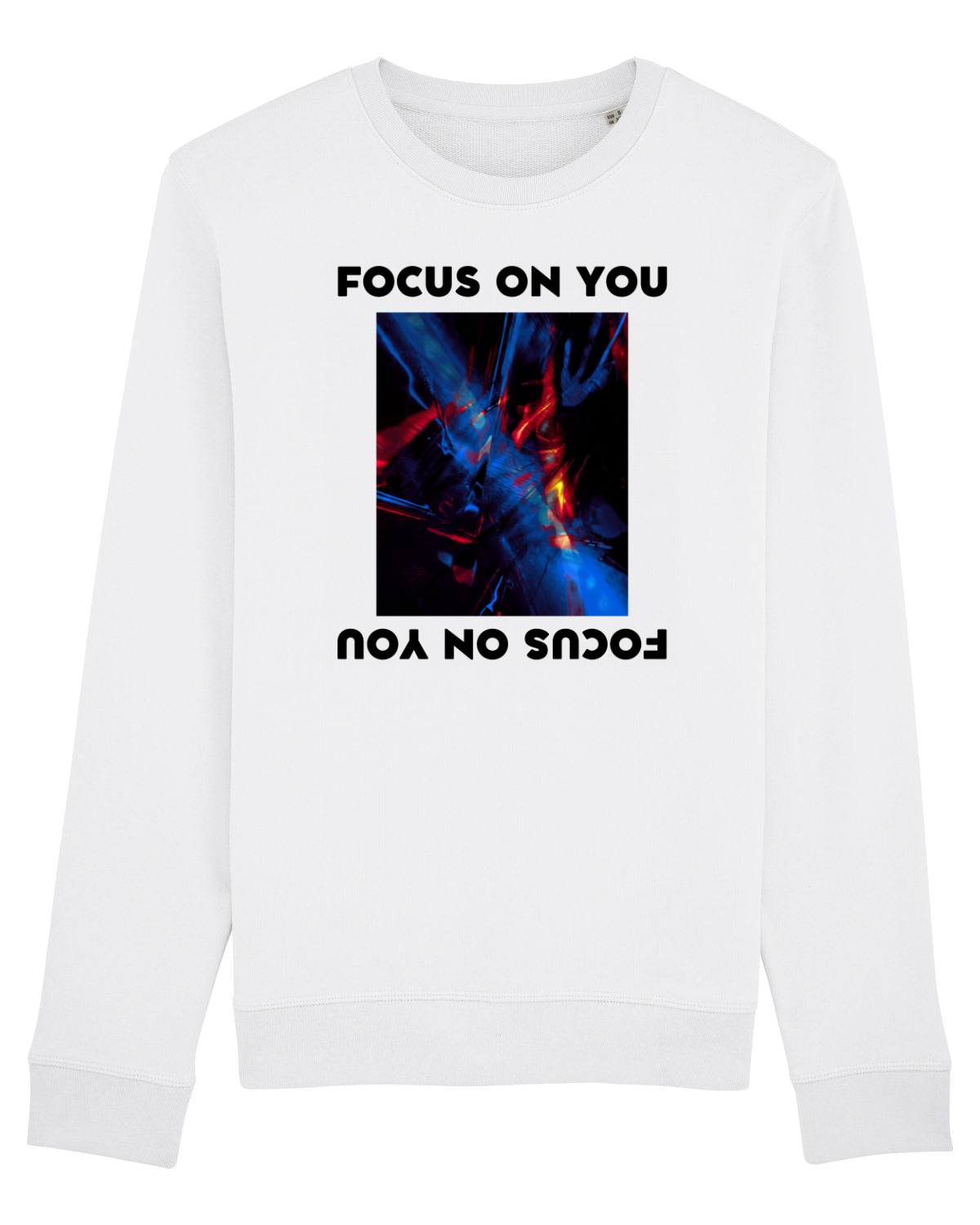 Bluză mânecă lungă Unisex Rise White