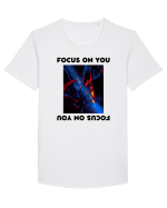 focus on you Tricou mânecă scurtă guler larg Bărbat Skater