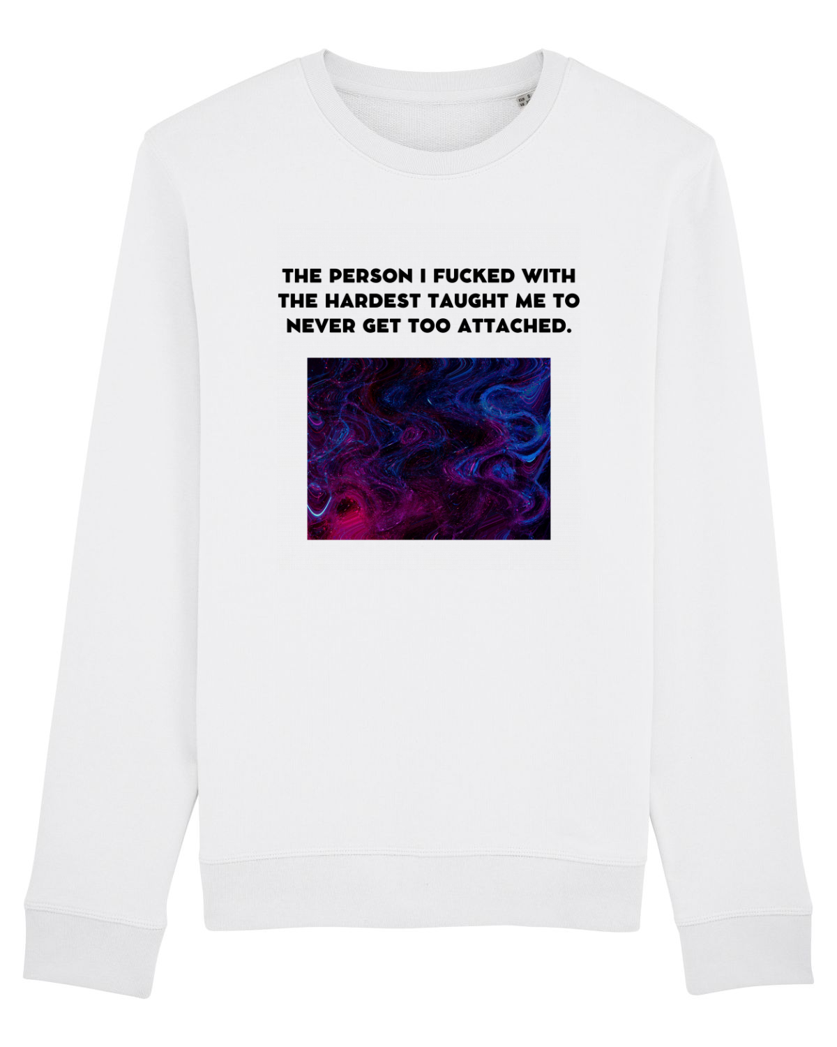 Bluză mânecă lungă Unisex Rise White